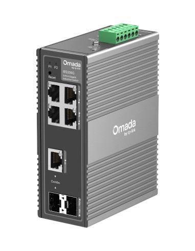 SWITCH OMADA IND 6P 5RJ45 1SFP SLOT INDUSTRIAL EASY MANAGED SWITCH