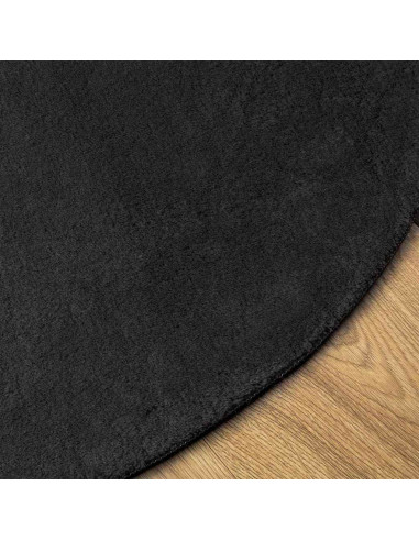 Tappeti per area HUARTE Nero 80 x 150 cm Poliestere