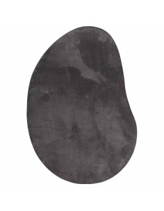 Tappeti per area HUARTE Antracite 80 x 150 cm Poliestere 2