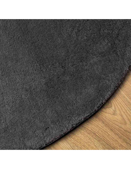 Tappeto HUARTE Antracite 80 x 150 cm Poliestere