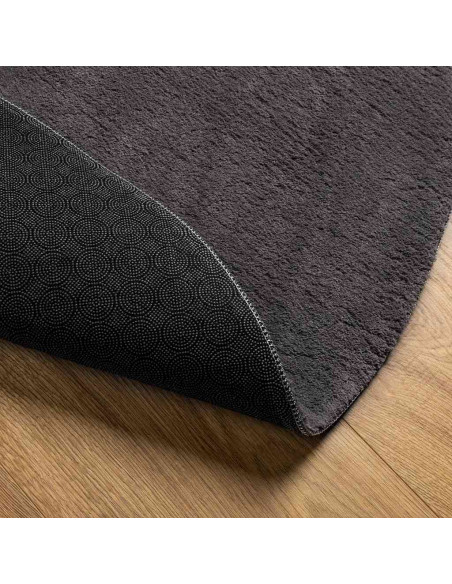 Tappeto HUARTE Antracite 80 x 150 cm Poliestere