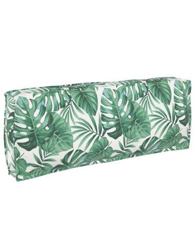 Cuscino Foglia Motivo Foglia 120 x 40 x 12 cm Tessuto Oxford