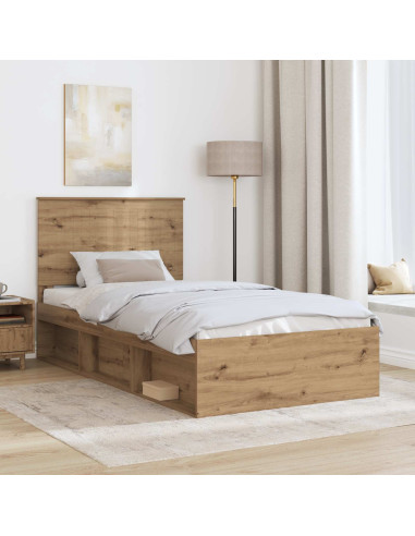 Struttura del letto Rovere Artigianale 100 x 200 cm
