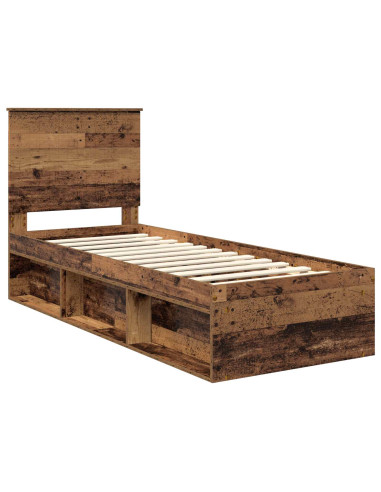 Struttura del letto Legno vecchio 75 x 190 cm Pino massello
