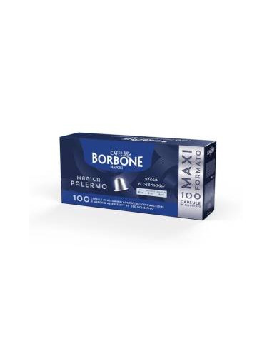Borbone Capsule Comp.Nespresso Alluminio Palermo 100pz