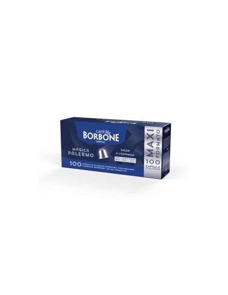Borbone Capsule Comp.Nespresso Alluminio Palermo 100pz