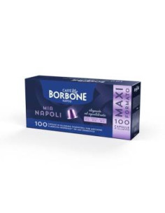 Borbone Capsule Comp.Nespresso Alluminio Mia Napoli 100pz