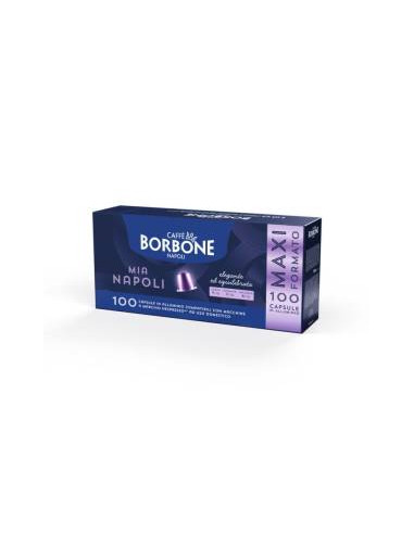 Borbone Capsule Comp.Nespresso Alluminio Mia Napoli 100pz