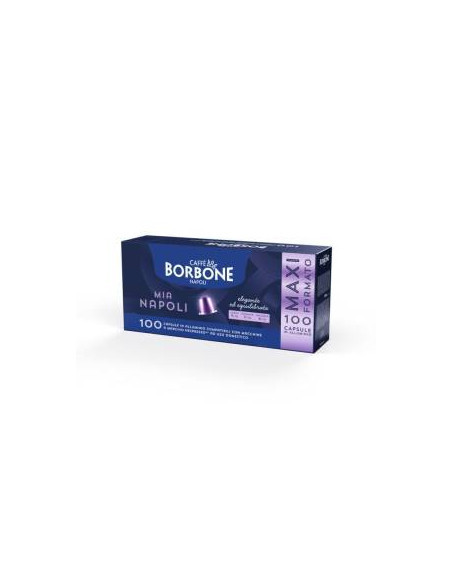 Borbone Capsule Comp.Nespresso Alluminio Mia Napoli 100pz