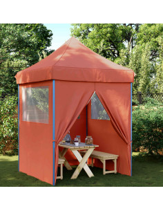 Tenda Party Terracotta 200 x 200 x 306 cm Tessuto Oxford