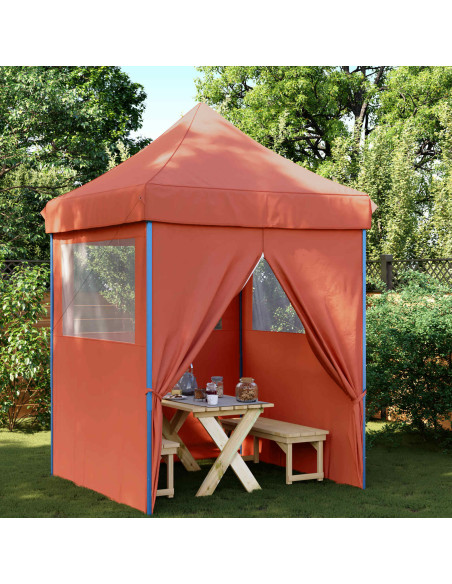 Tenda Party Terracotta 200 x 200 x 306 cm Tessuto Oxford