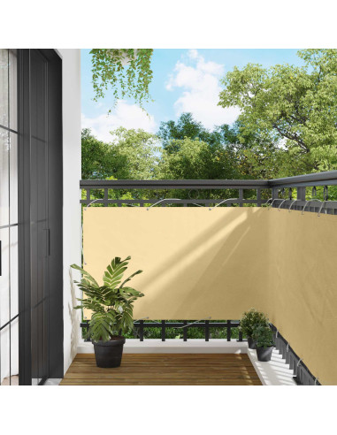 Schermo da balcone Sabbia 100 x 500 cm Tessuto Oxford