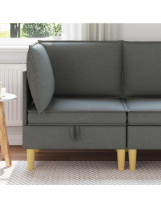 Pouf contenitore Grigio scuro