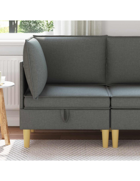 Pouf contenitore Grigio scuro