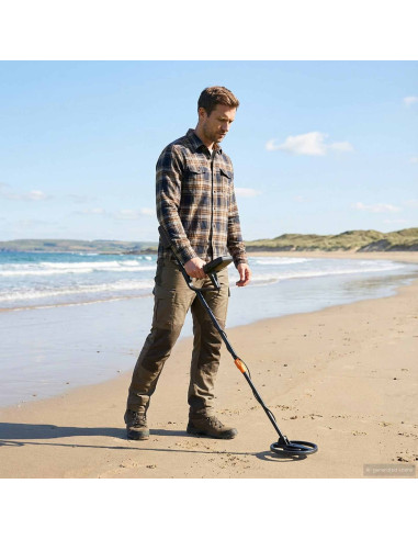 Metal Detector con Display LCD 3 Modelli 19 cm Bobina Nero