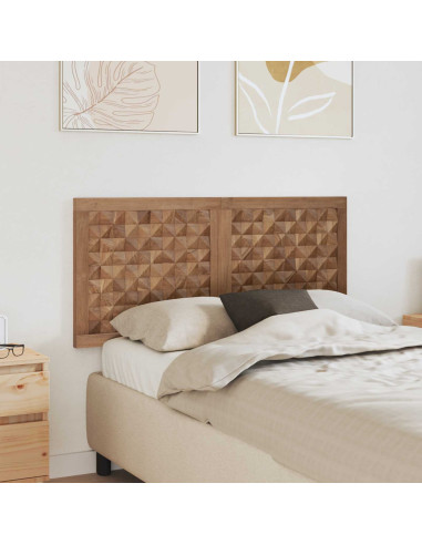 Testiera Naturale 120 cm Legno di teak solido