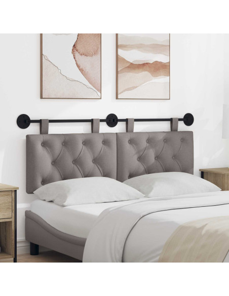 Testata appesa Montaggio a parete Talpa 130 x 55 x 7 cm Tessuto