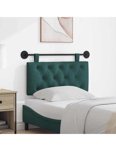 Testata appesa Verde Scuro 100 x 55 x 7 cm Tessuto