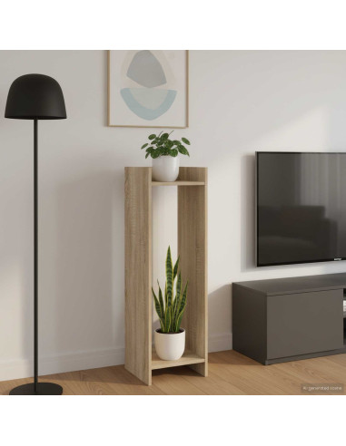 Supporto per piante Rovere Sonoma 30 x 30 x 100 cm