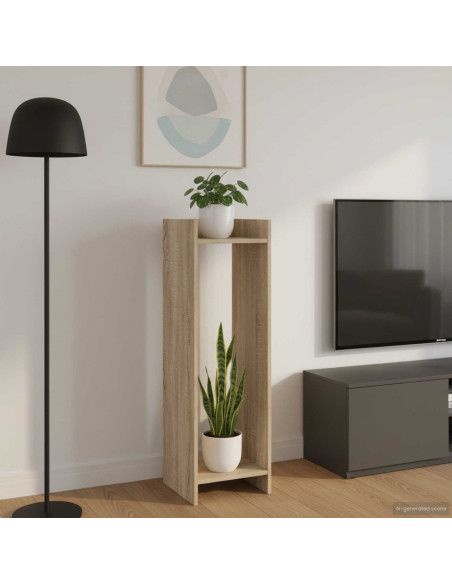 Supporto per piante Rovere Sonoma 30 x 30 x 100 cm