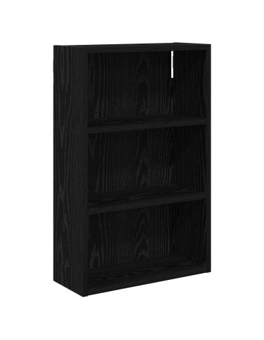 Armadio da bagno a muro Rovere Nero 40 x 16 x 62,5 cm