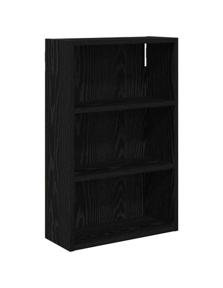 Armadio da bagno a muro Rovere Nero 40 x 16 x 62,5 cm