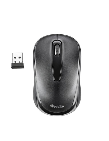 NGS MOUSE CON FILO 1200DPI WIRELESS CONNESS USB, NERO