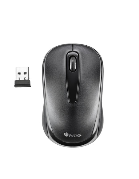 NGS MOUSE CON FILO 1200DPI WIRELESS CONNESS USB, NERO