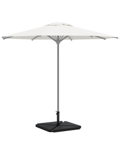 Set Base per Ombrellone da Giardino 5 pz in Granito e Acciaio