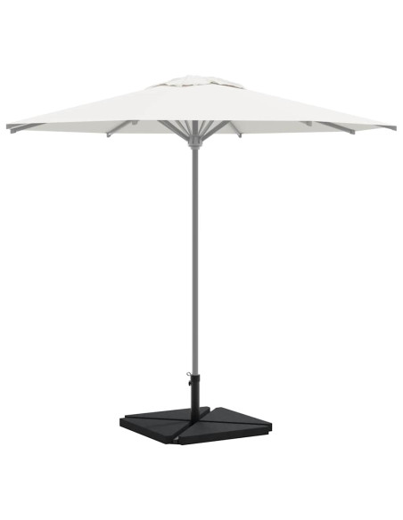 Set Base per Ombrellone da Giardino 5 pz in Granito e Acciaio