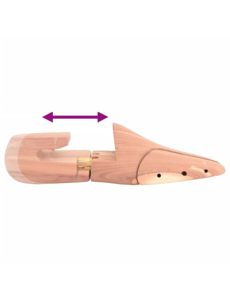 Allarga Scarpe con Calzascarpe EU 42-43 Legno Massello Cedro