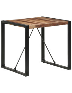 Tavolo da Pranzo 80x80x75 cm Legno Massello Finitura Sheesham