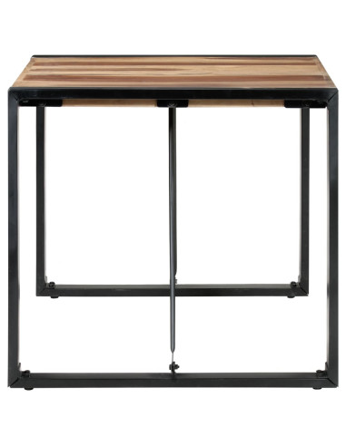 Tavolo da Pranzo 80x80x75 cm Legno Massello Finitura Sheesham