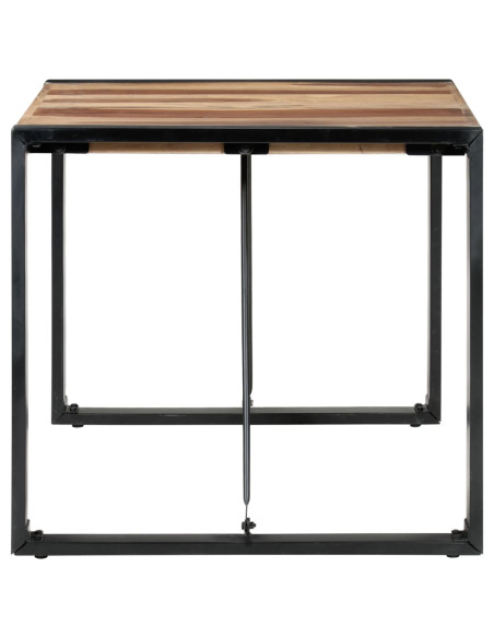 Tavolo da Pranzo 80x80x75 cm Legno Massello Finitura Sheesham