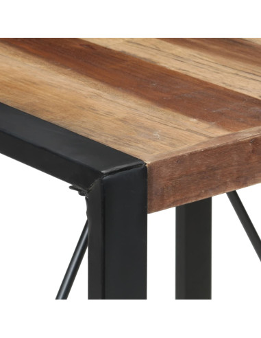 Tavolo da Pranzo 80x80x75 cm Legno Massello Finitura Sheesham