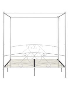 Giroletto Baldacchino senza Materasso 200x200 cm Metallo 2