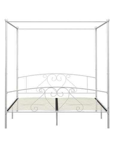 Giroletto Baldacchino senza Materasso 200x200 cm Metallo