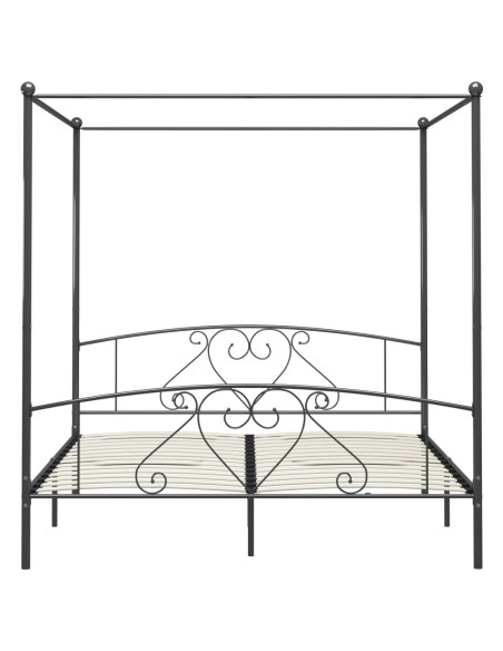 Giroletto Baldacchino senza Materasso 200x200 cm Metallo