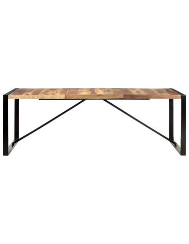 Tavolo da Pranzo 220x100x75 cm in Legno Massello