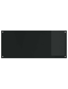 Schienale da cucina Nero 120 x 50 cm vetro temperato 2