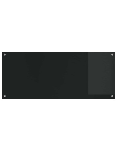 Schienale da cucina Nero 120 x 50 cm vetro temperato