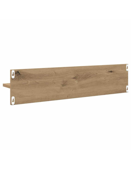 Scaffali da parete 4 pcs Rovere artigianale 80 x 11,5 x 18 cm