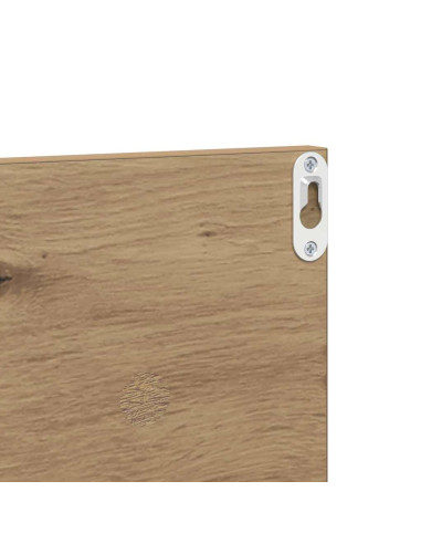 Scaffali da parete 4 pcs Rovere artigianale 80 x 11,5 x 18 cm