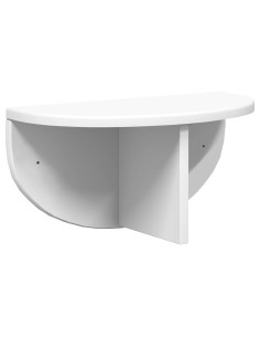 Scaffale da parete Bianco 38 x 19 x 19 cm Legno multistrato 2