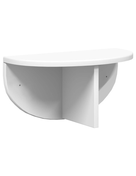 Scaffale da parete 2 pcs Bianco 38 x 19 x 19 cm