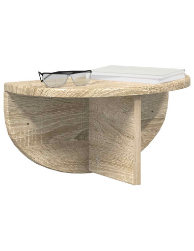 Scaffale da parete 2 pcs Rovere Sonoma 38 x 19 x 19 cm