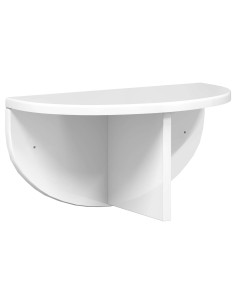 Scaffale da parete Bianco Lucido 38 x 19 x 19 cm 2