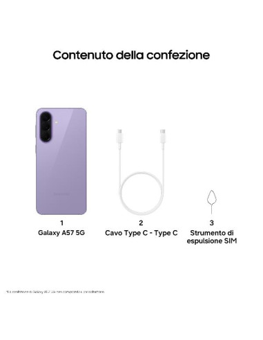 GALAXY A57 8+256GB LILAC