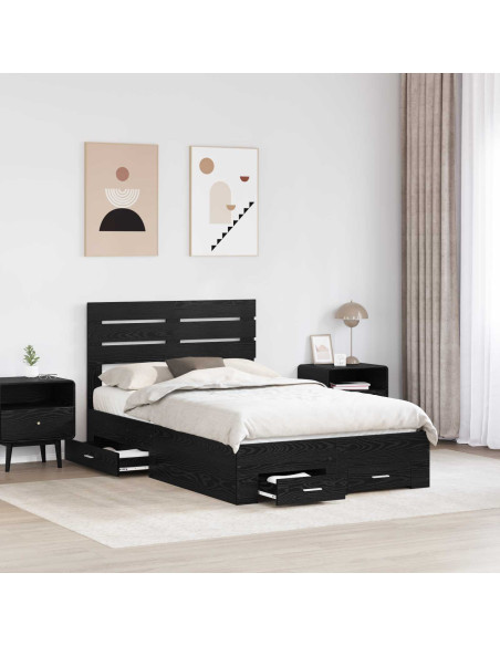 Struttura del letto con cassetto con testiera Legno multistrato