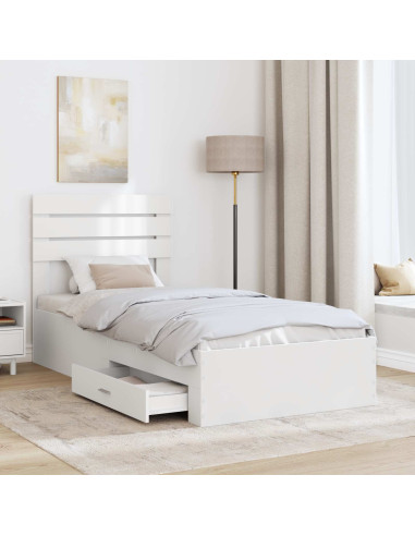 Struttura del letto con cassetto con testiera Legno multistrato